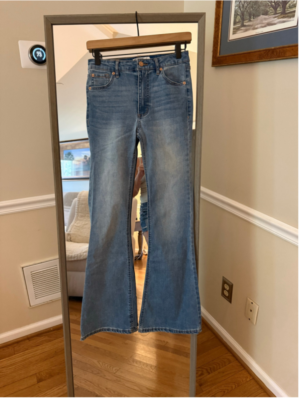 Women's Garage Flare Jeans Size 25 Blue